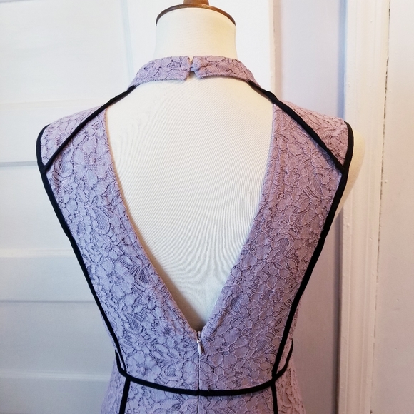 Forever 21 Cutout Back Lace Dress, Size L - Picture 8 of 15